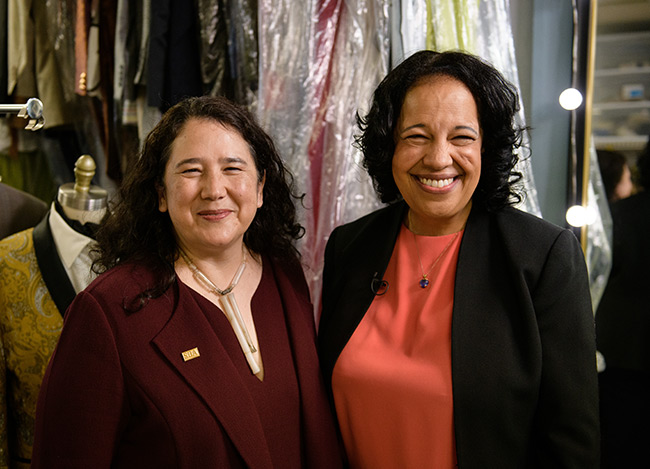 Small Business Administrator Isabella Casillas Guzman and OFN President and CEO Lisa Mensah