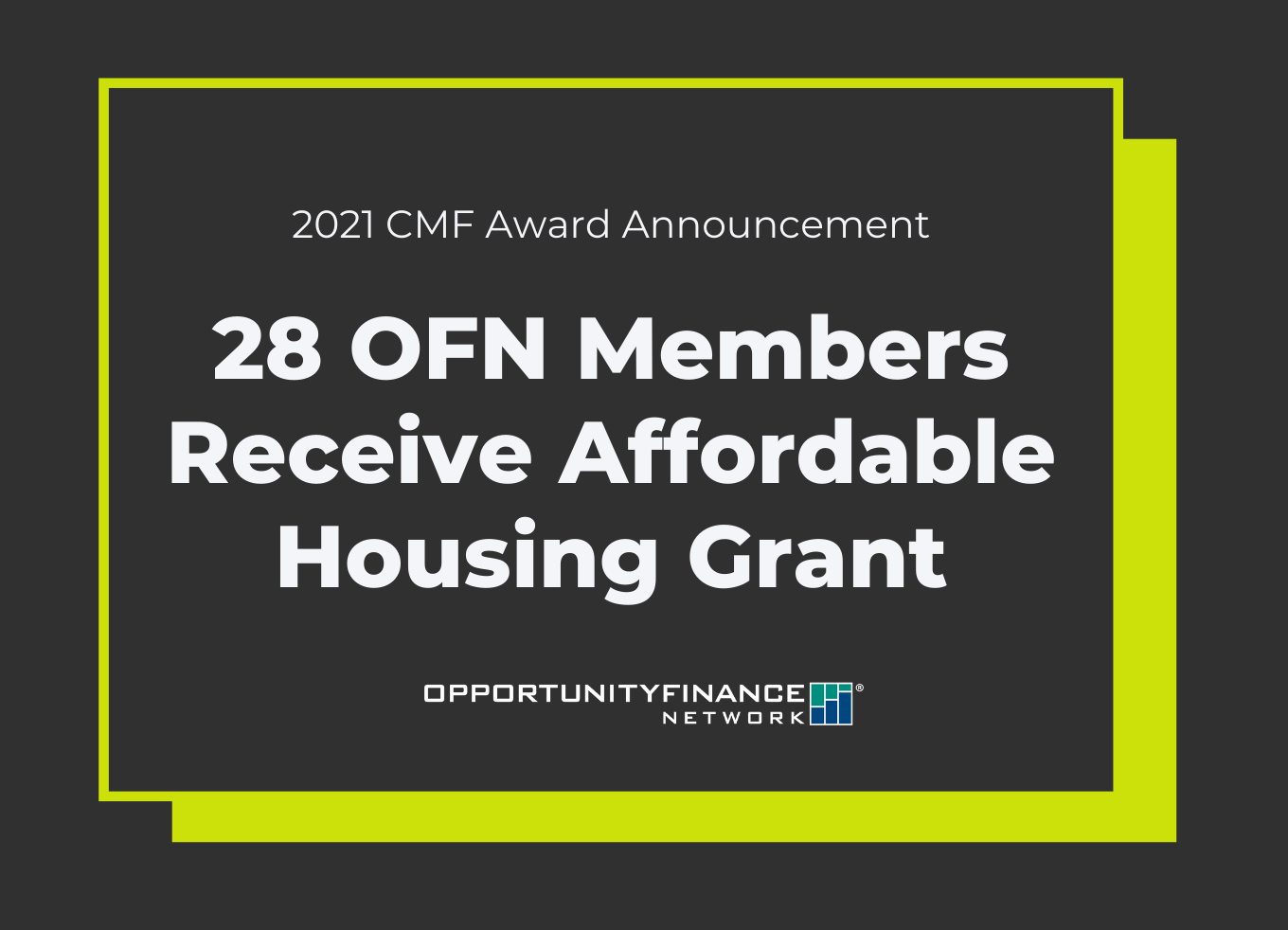 Promotional banner for the 2021 CMF Award Announcement