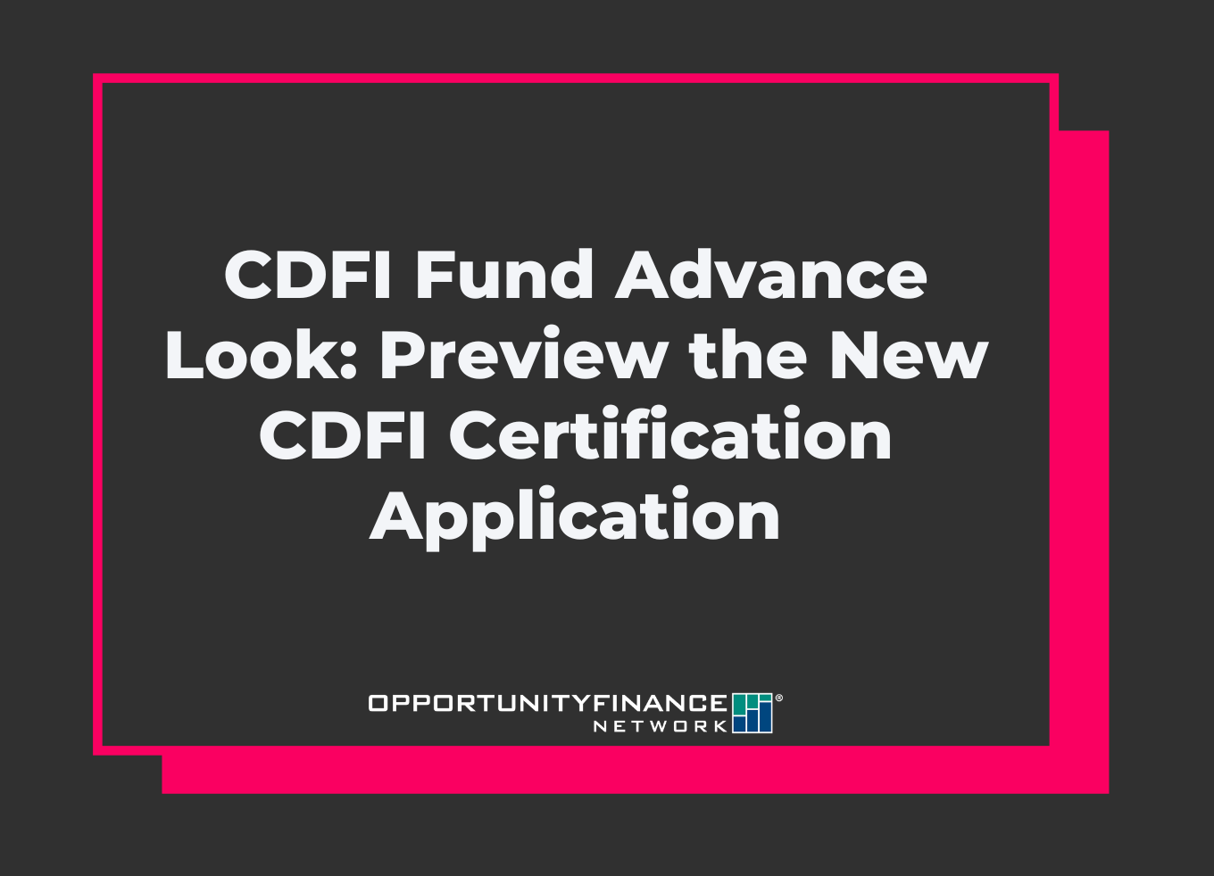 CDFI Fund certification_blog hero