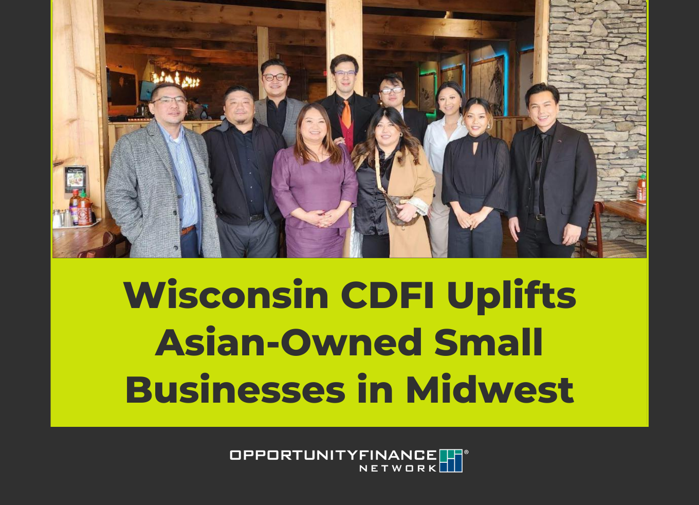 OFN member Hmong Wisconsin Chamber of Commerce