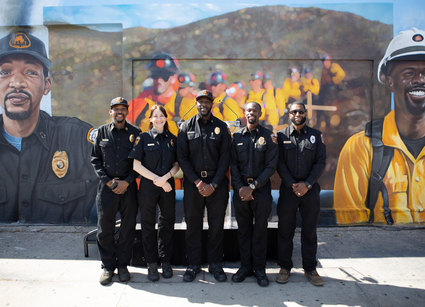 Members of the CDFI-funded The Forestry and Fire Recruitment Program