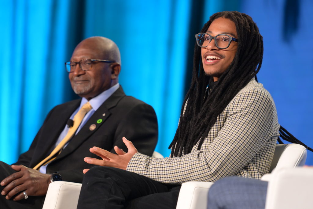 ofn conference speakers during climate plenary