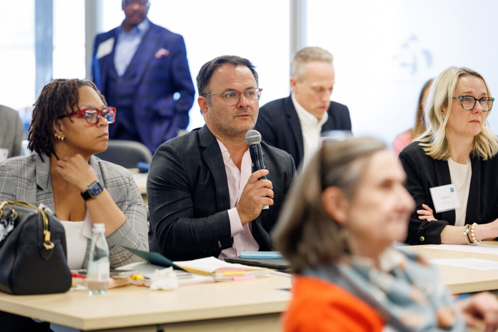 Brittney Garr and Steve Wanta of Just Community presented a real estate investment platform that provides capitalization opportunities for CDFIs, allowing them to support technical assistance for entrepreneurs.