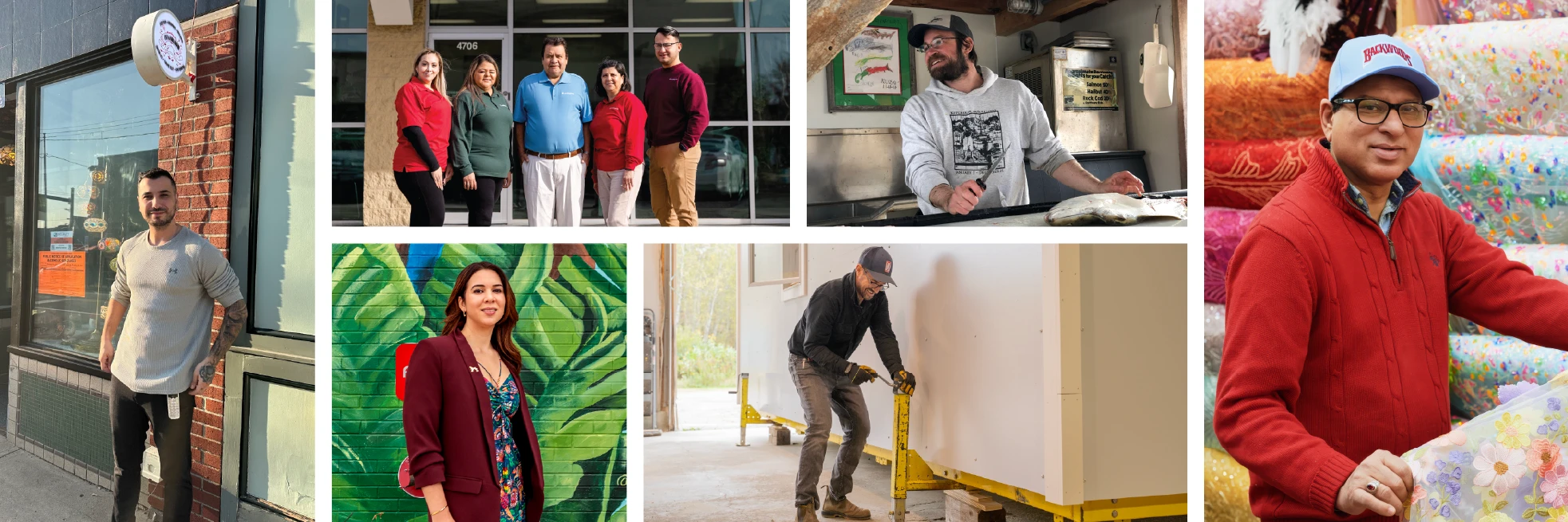Collage of CDFI borrowers