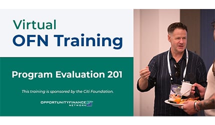 Training graphic for Program Evaluation 201